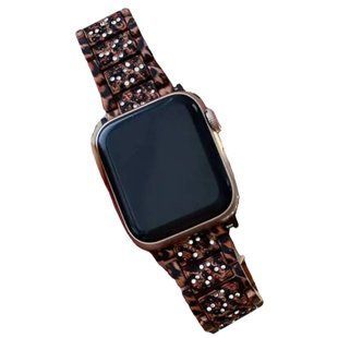 Ремінець SWAROVSKI STEEL BAND for Apple Watch 42,44,45,46mm(10,11S),49mm(ultra 1-3S) Leopard 1607-9 фото