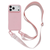 Чохол силіконовий з ремінцем Crossbody для iPhone 17 Pro Max Pink Sand 4253-2 фото