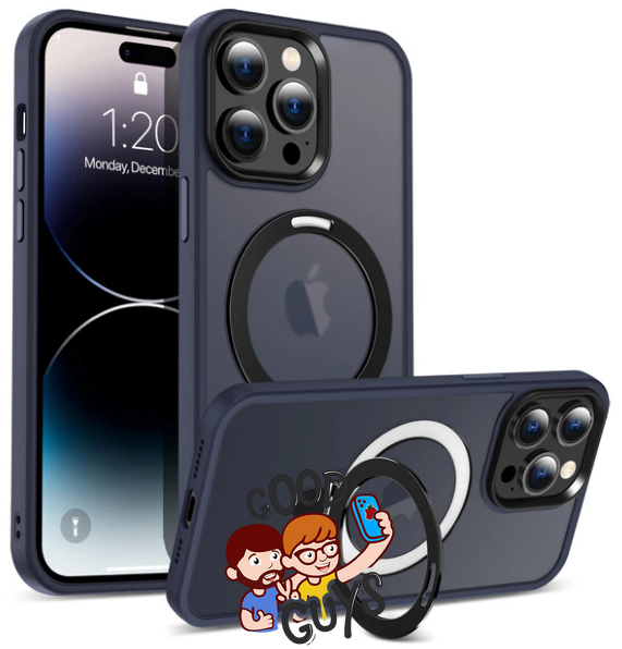 Чохол Crystal Matt з підставкою MagSafe iPhone 12 Pro Max Midnight Blue 1173-3 фото