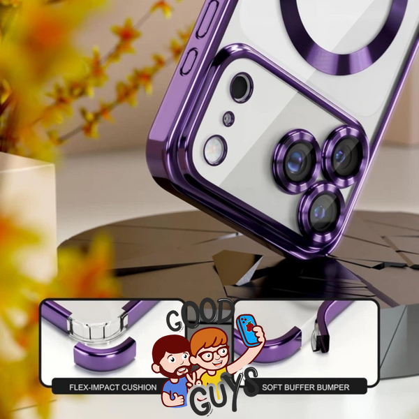 Чохол Shining with MagSafe на iPhone 18 Pro Deep Purple 4603-7 фото