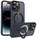 Чохол Crystal Matt з підставкою MagSafe iPhone 12 Pro Max Midnight Blue 1173-3 фото 2