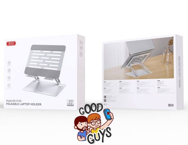Настільний тримач XO C152 Large Metal Laptop Holder Silver 2928-1 фото