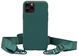 Чохол силіконовий з ремінцем Crossbody для iPhone 14 Pro Max Forest Green 1206-4 фото 1