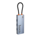 Адаптер HOCO HB51 Wow 6-в-1 Type-C to HDTV + RJ45 + PD + USB 3.0*3 Silver 4460-0 фото 1