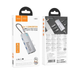 Адаптер HOCO HB51 Wow 6-в-1 Type-C to HDTV + RJ45 + PD + USB 3.0*3 Silver 4460-0 фото 7