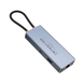 Адаптер HOCO HB51 Wow 6-в-1 Type-C to HDTV + RJ45 + PD + USB 3.0*3 Silver 4460-0 фото 5