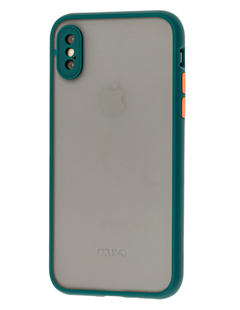 Чохол Avenger FULL Camera для iPhone Xs Max Forest Green-Orange 1312-3 фото