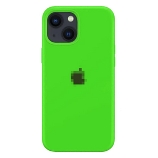 Silicone Case FULL iPhone 14 Plus Shini green 128-59 фото
