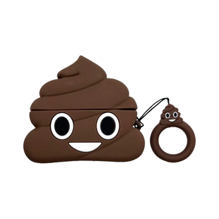 Чохол 3D для AirPods Pro Brown Shit 1236-28 фото
