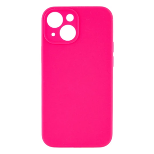 Чохол Silicone case Full + Camera NO LOGO iPhone 13 Barbie Pink 4211-1 фото