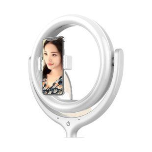 Штатив Devia Tripod Live streaming stand with LED ring light 12&Prime;&rdquo; 1.7m&rdquo; 2064-1 фото