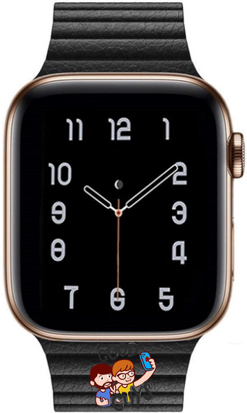 Ремінець Leather Loop Band 42,44,45,46mm(10,11S),49mm(ultra 1-3S) Black 1422-0 фото