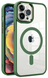 Чохол Crystal Guard with Mag Safe для iPhone 13 Pro Dark green 322-2 фото 1