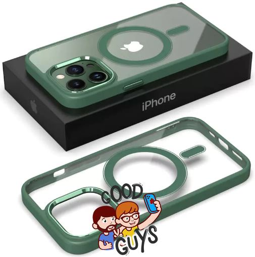 Чохол Crystal Guard with Mag Safe для iPhone 13 Pro Dark green 322-2 фото