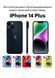 Чохол Acrylic Lens Protection Case для iPhone 14 Plus Blue 1190-1 фото 3