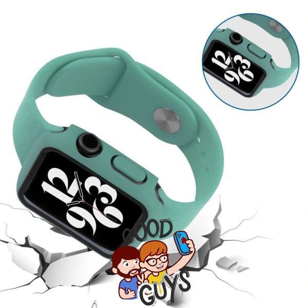 Чохол із ремінцем Sport Band для Apple Watch 41 mm Pine green 1727-11 фото