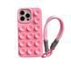 Чохол Silicone Suction Case для iPhone 15 Pro Pink 3074-4 фото 2