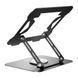 Настільний тримач XO C153 Metal Laptop Swivel Large Stand Black 2928-2 фото 3