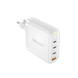 Адаптер WIWU 4in1 Mini GaN Charger Series 120W (3&times;Type-C + USB)White 4122-0 фото 3