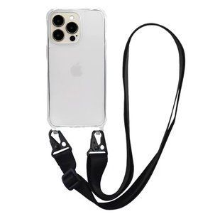 Чохол Armored з ремінцем Crossbody для iPhone 15 Pro Black 1821-1 фото