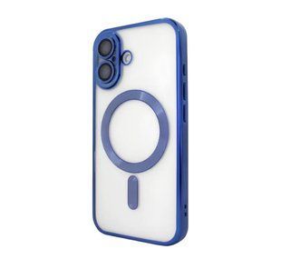 Чохол Shining with MagSafe на iPhone 16 Dark Blue 2508-0 фото