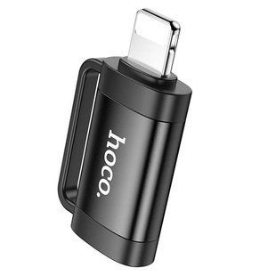 OTG-Перехідник HOCO UA31B Type-C male to Lightning female adapter Black 3794-0 фото