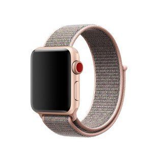 Ремінець Nylon Loop Apple Watch 42,44,45,46mm(10,11S),49mm(ultra 1-3S) Rose Pink 282-18 фото