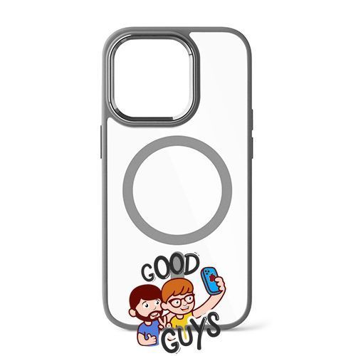 Чохол Crystal Guard with Mag Safe для iPhone 16 Titanium Gray 2542-1 фото