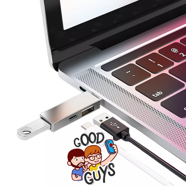 Хаб WiWU USB-C Hub Silver T02 Pro 2225-0 фото