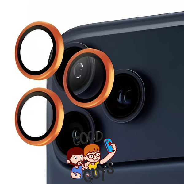 Скло (лінзи) для камери Metal Classic для iPhone 17 Pro Max Orange 3862-2 фото
