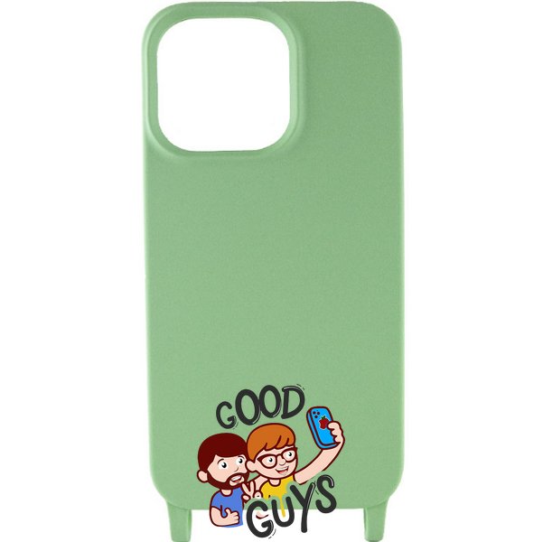 Чохол силіконовий з шнурком Crossbody iPhone 13 Pro Mint 1542-3 фото