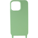 Чохол силіконовий з шнурком Crossbody iPhone 13 Pro Mint 1542-3 фото 2