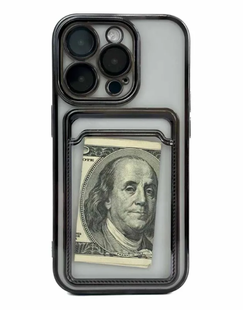 Чохол з кишенькою Shining для iPhone 13 Black 1450-2 фото
