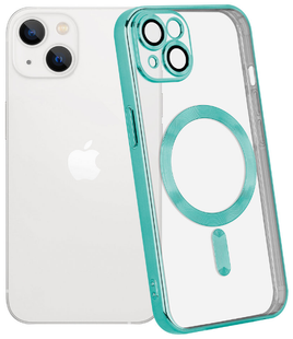 Чохол Shining with MagSafe на iPhone 14 Plus Green 361-4 фото