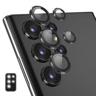Захисні лінзи для камери Metal Classic для Samsung S22 Ultra Black 2987-0 фото