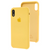 Silicone Case FULL iPhone XR Yellow 116-3 фото