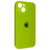 Чохол Silicone case Full + Camera NO LOGO iPhone 13 Neon Green 4211-3 фото