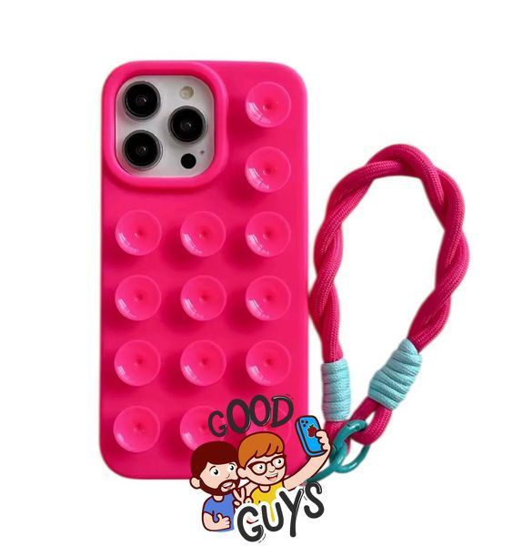Чохол Silicone Suction Case для iPhone 12,12 Pro Rose 3065-1 фото