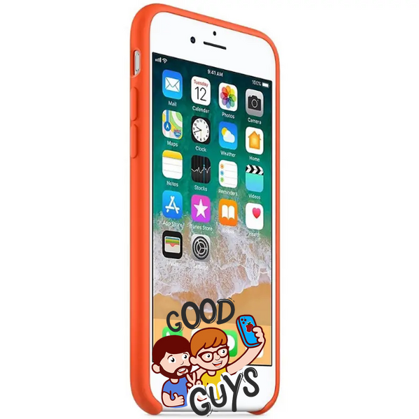 Silicone Case FULL iPhone 7 Plus,8 Plus Apricot 113-1 фото