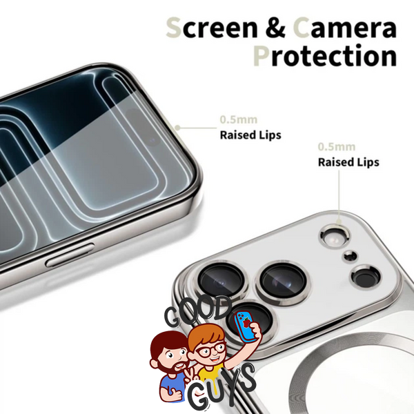 Чохол Shining with MagSafe на iPhone 18 Pro Silver 4603-10 фото