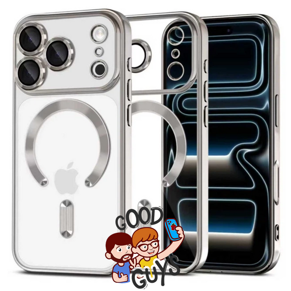 Чохол Shining with MagSafe на iPhone 18 Pro Silver 4603-10 фото