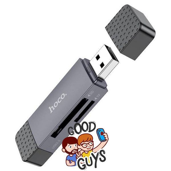 Картрідер HOCO HB45 Spirit 2-in-1 USB/Type-C 3.0 Gray 3786-0 фото