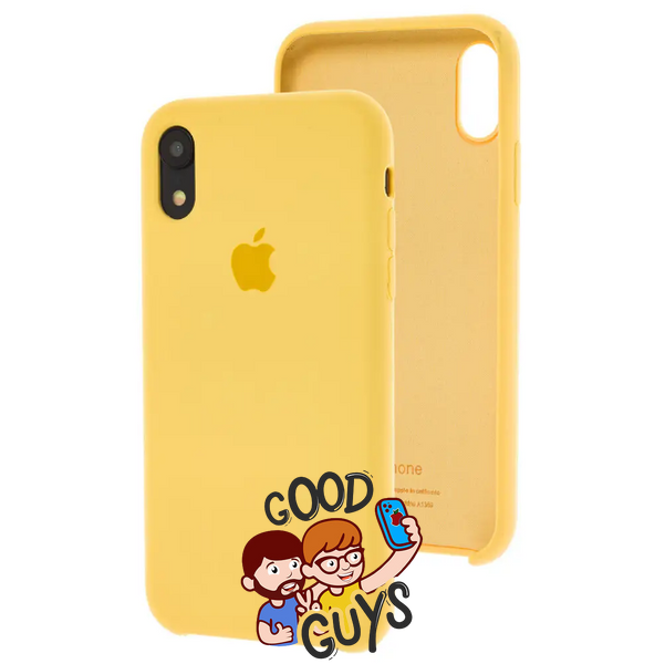 Silicone Case FULL iPhone XR Yellow 116-3 фото