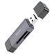 Картрідер HOCO HB45 Spirit 2-in-1 USB/Type-C 3.0 Gray 3786-0 фото 2