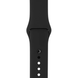 Ремінець Apple Watch Silicone 38,40,41mm Black 275-17 фото 1