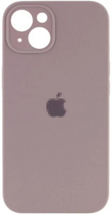 Чохол Silicone case Full + camera iPhone 15 Plus Lavender 2101-6 фото