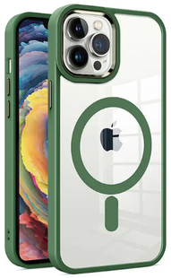 Чохол Crystal Guard with Mag Safe для iPhone 14 Plus Dark green 325-2 фото