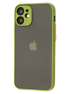 Чохол Avenger FULL Camera для iPhone 12 Mini Army Green-Orange 1318-2 фото