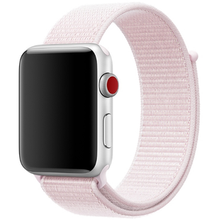 Ремінець Nylon Loop Apple Watch 38,40,41,42mm(10,11S)Pearl Pink 281-9 фото