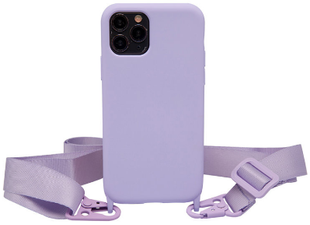 Чохол силіконовий з ремінцем Crossbody для iPhone Xs Max Glycine 1194-12 фото